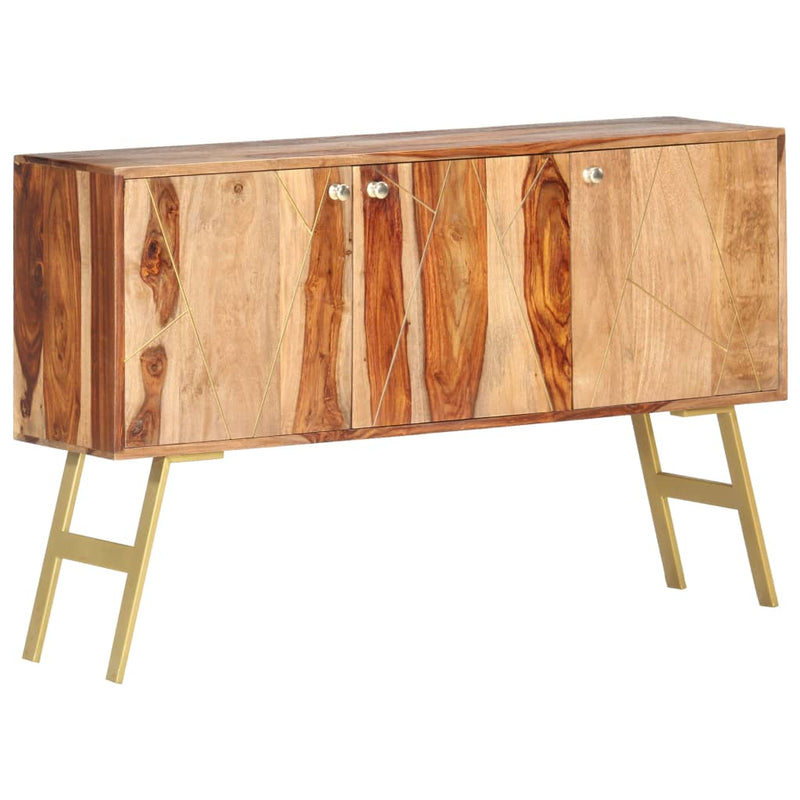 Sideboard 46.5"x11.8"x29.5" Solid Sheesham Wood