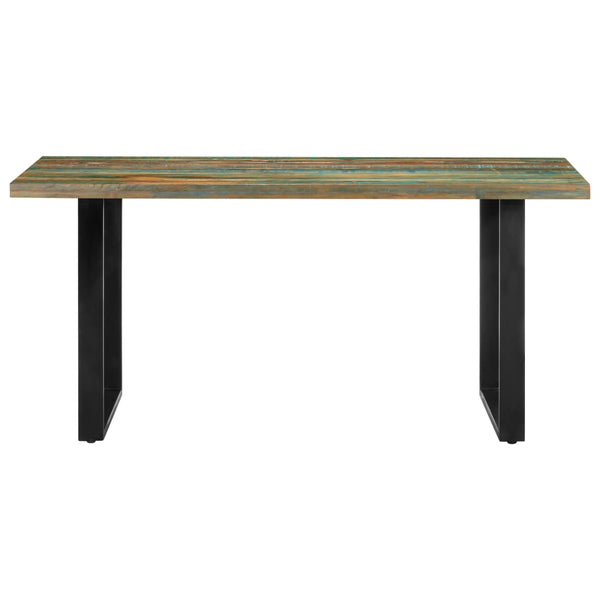 Dining Table 63"x31.5"x29.5" Solid Reclaimed Wood