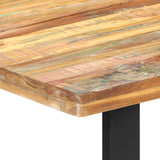 Dining Table 63"x31.5"x29.5" Solid Reclaimed Wood