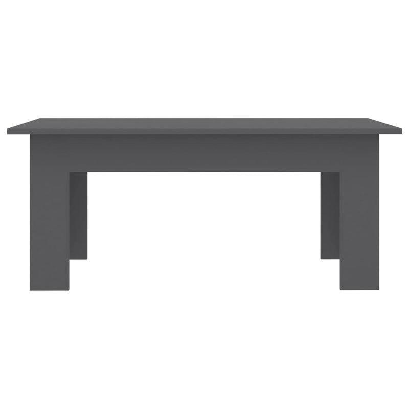 Coffee Table Gray 39.4"x23.6"x16.5" Engineered Wood