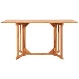 Folding Butterfly Patio Table 59.1"x35.4"x29.5" Solid Teak Wood