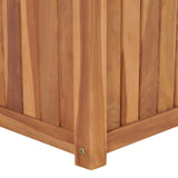 Raised Bed 15.7"x15.7"x15.7" Solid Wood Teak