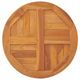 Table Top Solid Teak Wood Round 1" 23.6"