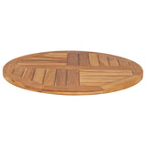 Table Top Solid Teak Wood Round 1" 27.6"