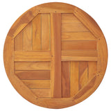 Table Top Solid Teak Wood Round 1" 27.6"