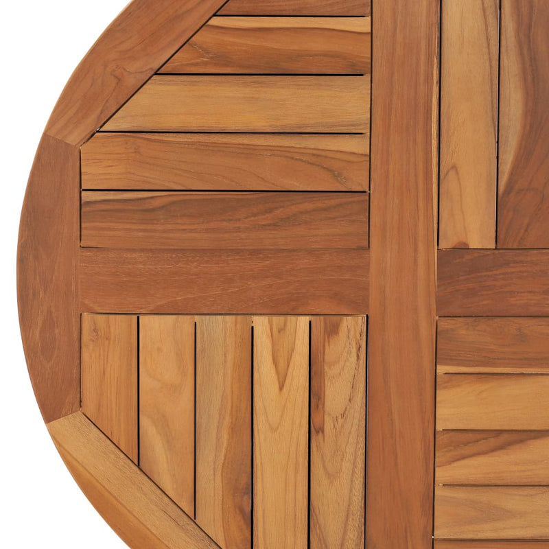 Table Top Solid Teak Wood Round 1" 27.6"