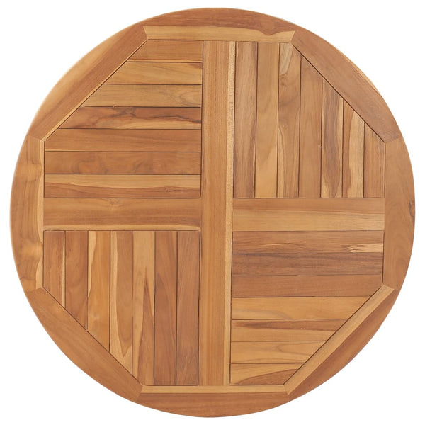 Table Top Solid Teak Wood Round 1" 35.4"