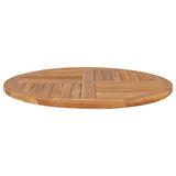 Table Top Solid Teak Wood Round 1" 35.4"