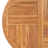 Table Top Solid Teak Wood Round 1" 35.4"