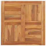 Table Top Solid Teak Wood 27.6"x27.6"x1"