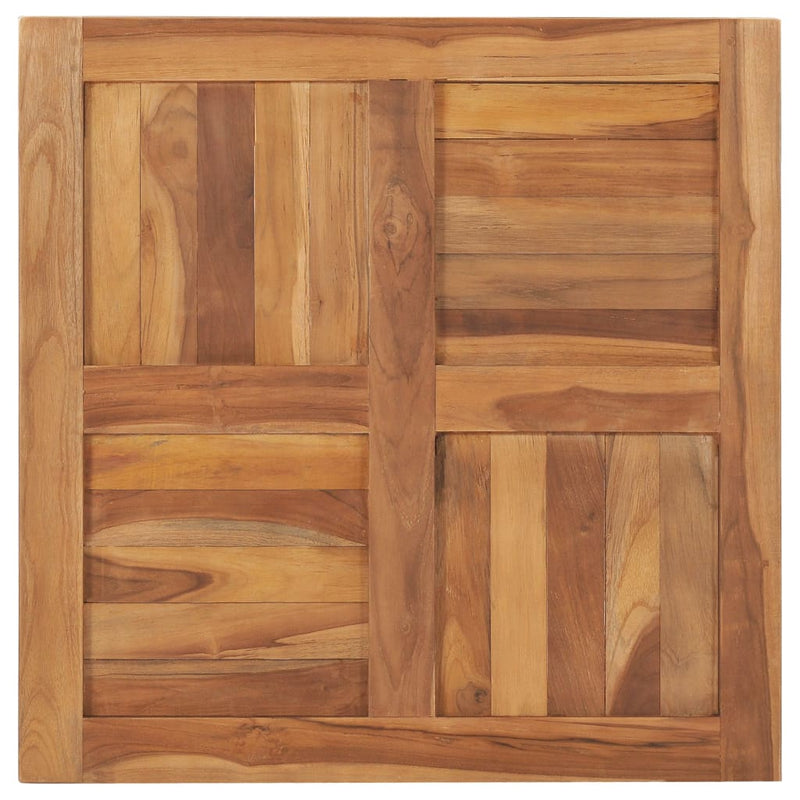 Table Top Solid Teak Wood 27.6"x27.6"x1"