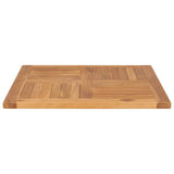 Table Top Solid Teak Wood 27.6"x27.6"x1"