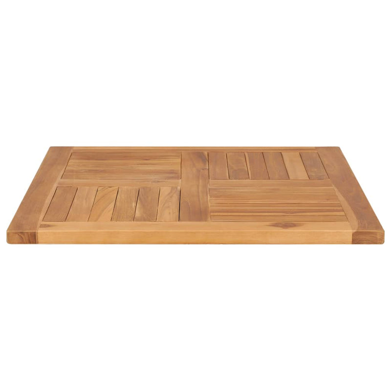 Table Top Solid Teak Wood 27.6"x27.6"x1"