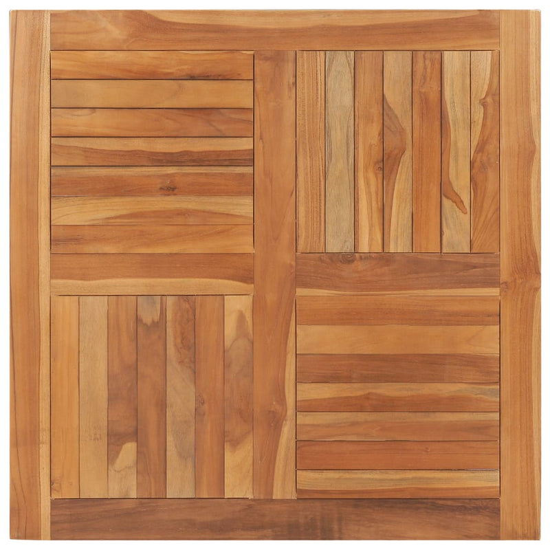 Table Top Solid Teak Wood Square 35.4"x35.4"x1"