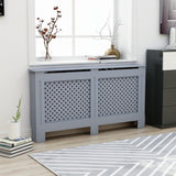 Radiator Cover Anthracite 59.8"x7.5"x32.1" MDF