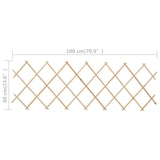 Trellis Fences 5 pcs Firwood 70.9"x23.6"