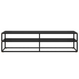 TV Stand Black with Black Glass 63"x15.7"x15.7"