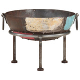 Colorful Rustic Fire Pit Ø 15.7" Iron