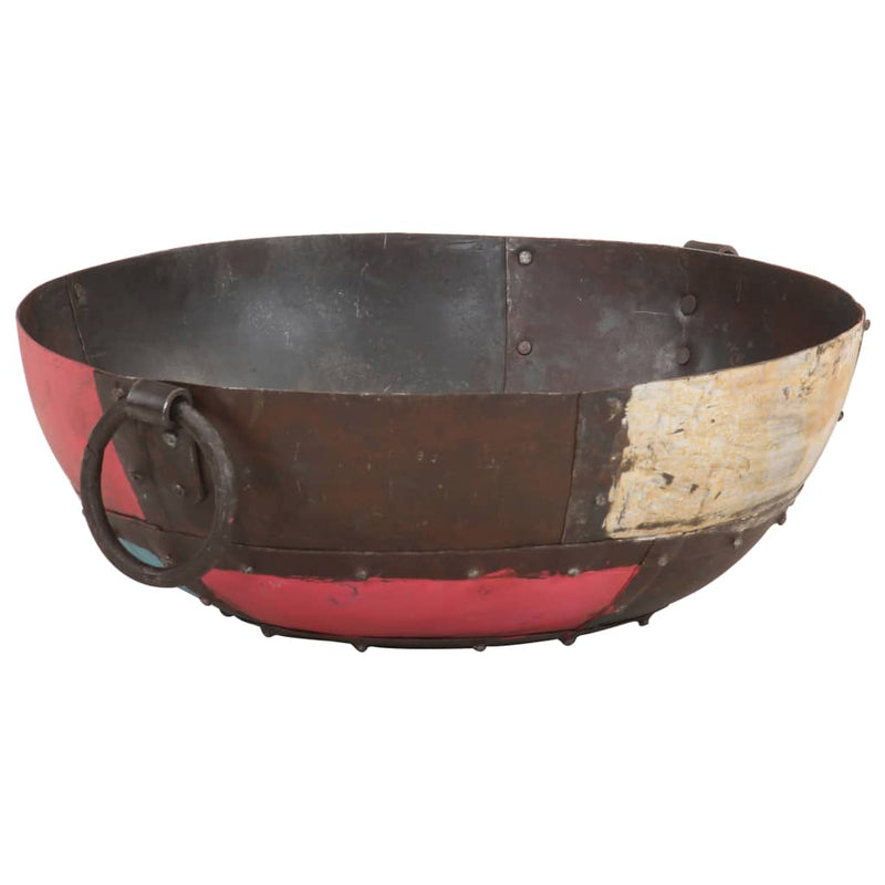 Colorful Rustic Fire Pit Ø 15.7" Iron