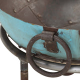 Colorful Rustic Fire Pit Ø 15.7" Iron