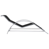 Sunlounger Textilene and Aluminum Black