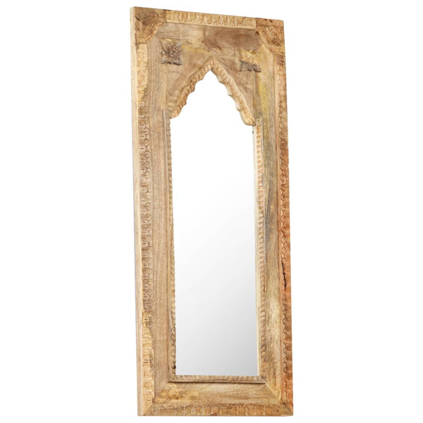 Mirror 19.7"x1.2"x43.3" Solid Mango Wood