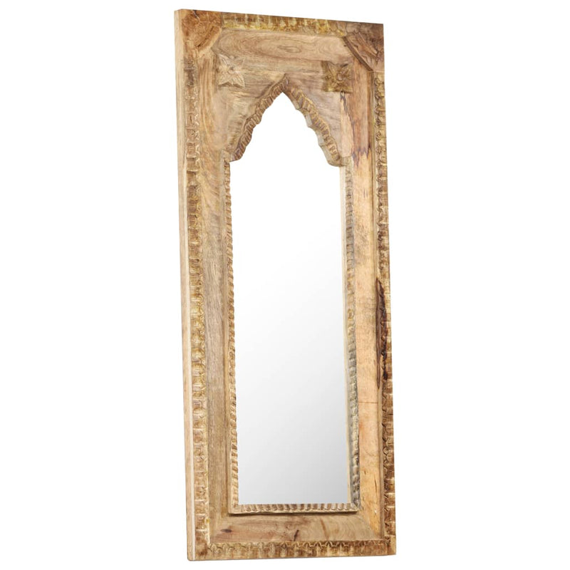 Mirror 19.7"x1.2"x43.3" Solid Mango Wood