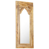 Mirror 19.7"x1.2"x43.3" Solid Mango Wood