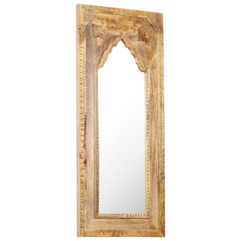 Mirror 19.7"x1.2"x43.3" Solid Mango Wood