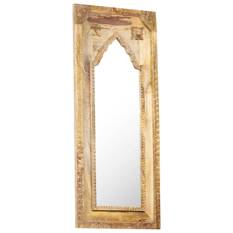 Mirror 19.7"x1.2"x43.3" Solid Mango Wood