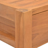 Desk with 2 Drawers 55.1"x15.7"x29.5" Teak Wood