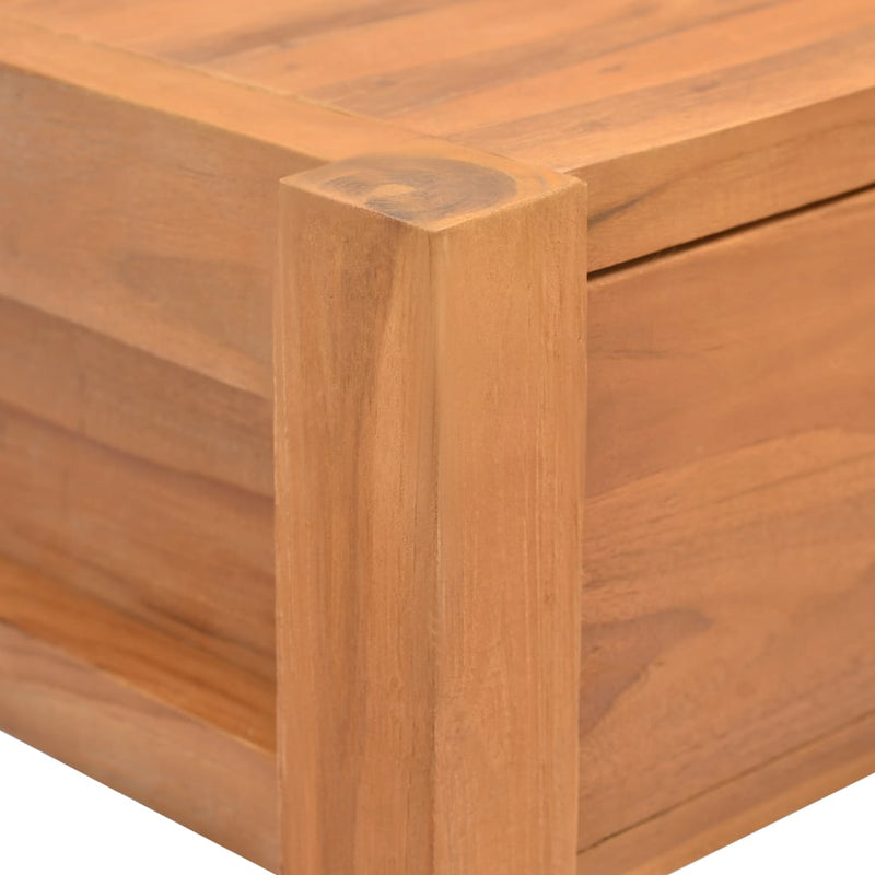 Desk with 2 Drawers 55.1"x15.7"x29.5" Teak Wood