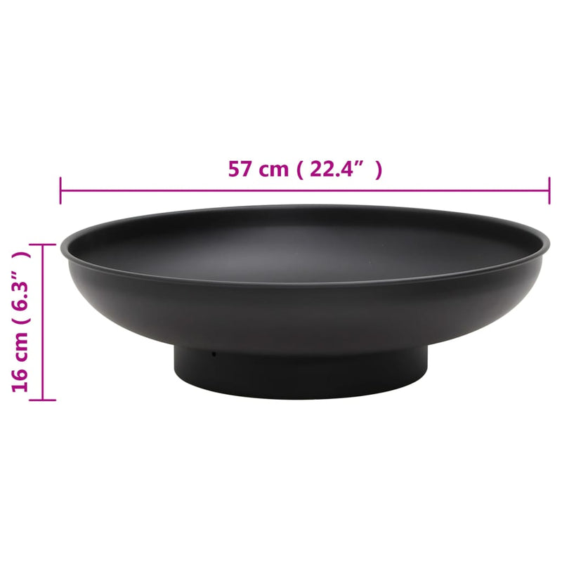 Fire Pit 22.4" Steel