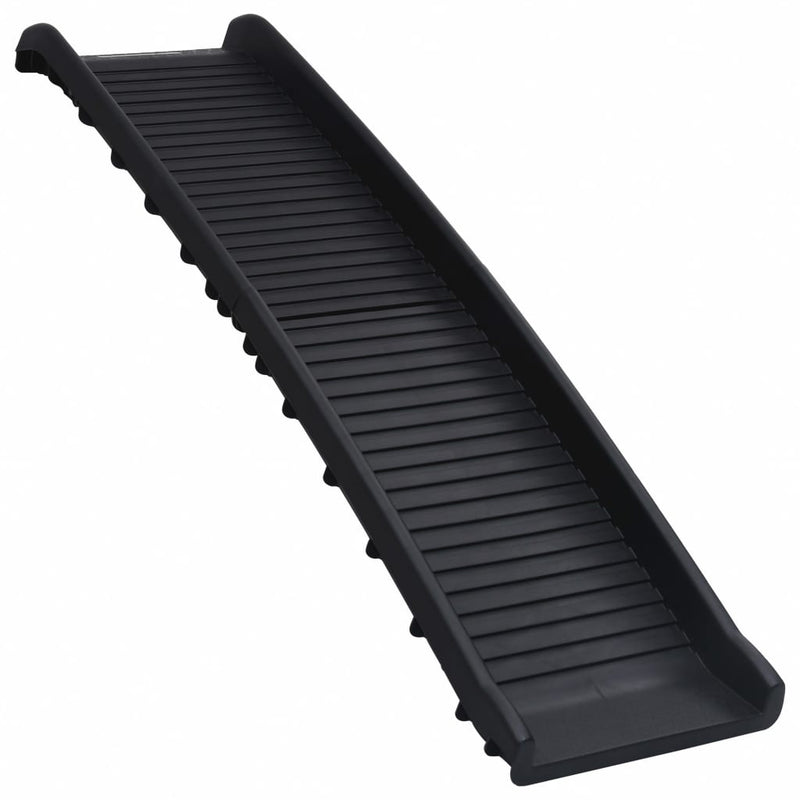 Folding Dog Ramp Black 61.2"x15.7"x6.1"