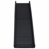 Folding Dog Ramp Black 61.2"x15.7"x6.1"