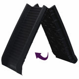 Folding Dog Ramp Black 61.2"x15.7"x6.1"