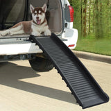 Folding Dog Ramp Black 61.2"x15.7"x6.1"