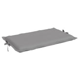 Sun Lounger Cushion Gray 73.2"x22.8"x1.2" Oxford Fabric