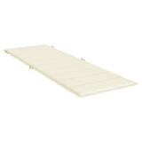 Sun Lounger Cushion Cream 73.2"x22.8"x1.2" Oxford Fabric