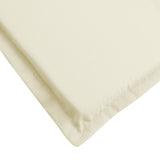 Sun Lounger Cushion Cream 73.2"x22.8"x1.2" Oxford Fabric