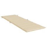 Sun Lounger Cushion Beige 73.2"x22.8"x1.2"