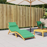 Sun Lounger Cushion Green 73.2"x22.8"x1.2" Oxford Fabric