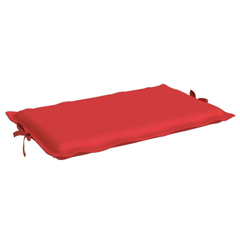 Sun Lounger Cushion Red 73.2"x22.8"x1.2" Oxford Fabric