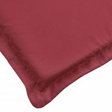 Sun Lounger Cushion Wine Red 73.2"x22.8"x1.2"