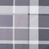 Sun Lounger Cushion Gray Check Pattern 73.2"x22.8"x1.2" Oxford Fabric