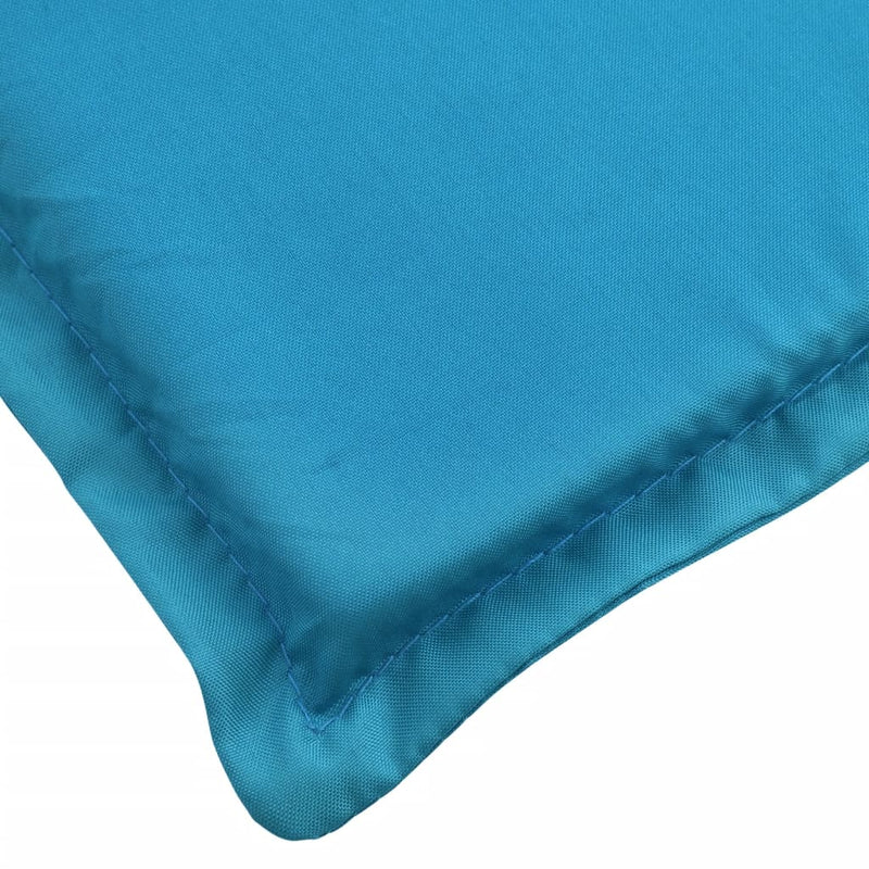 Sun Lounger Cushion Blue 78.7"x19.7"x1.2" Fabric