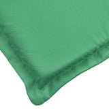 Sun Lounger Cushion Green 78.7"x19.7"x1.2" Oxford Fabric