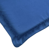 Sun Lounger Cushion Royal Blue 78.7"x19.7"x1.2" Fabric