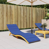 Sun Lounger Cushion Royal Blue 78.7"x19.7"x1.2" Fabric