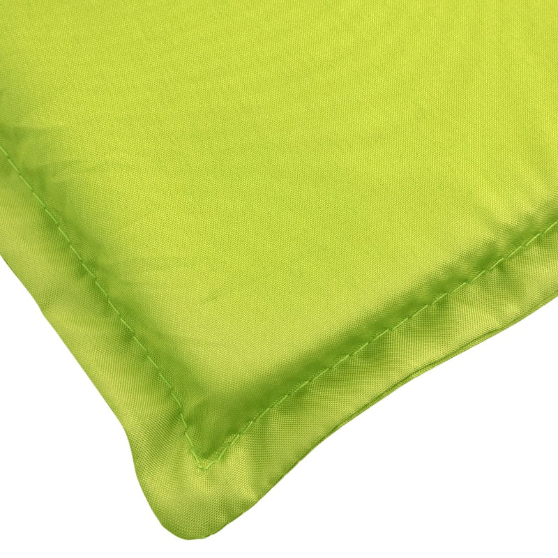 Sun Lounger Cushion Bright Green 78.7"x19.7"x1.2" Oxford Fabric